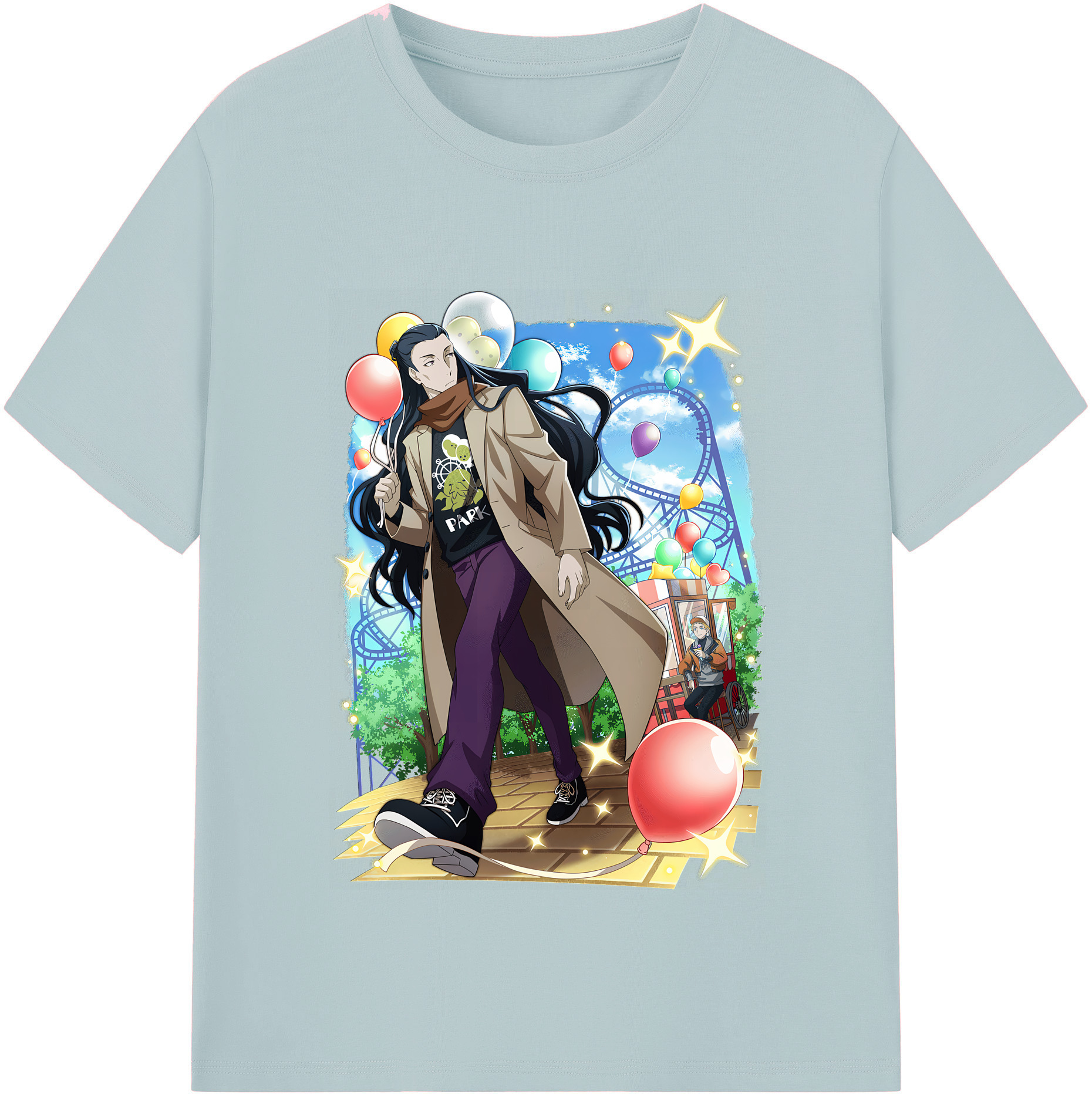 （画像用） 文豪ストレイドッグス Bungo Stray Dogs 綿100％半袖Tシャツ（フロントプリント）